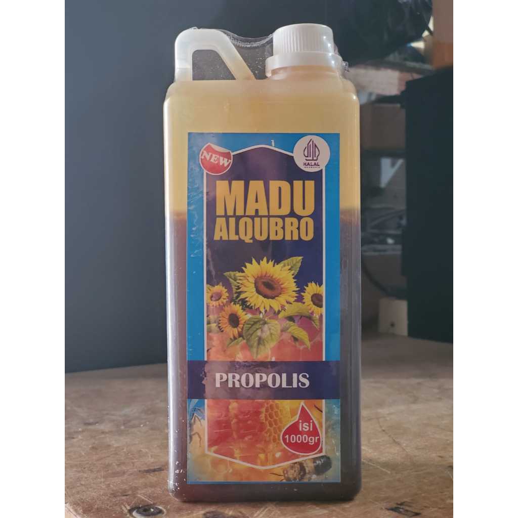 

Madu Propolis 1000gram - al qubro propolis (derijen plastik 1KG)