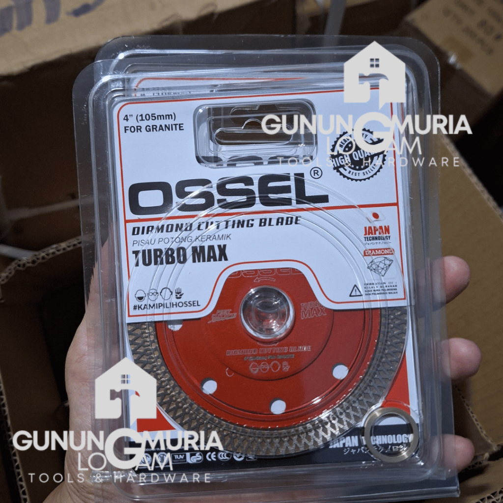 Mata Pisau Potong Granit OSSEL "4 Inch Original Bagus Kuat
