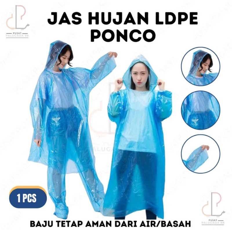 Jas Hujan LDPE Ponco