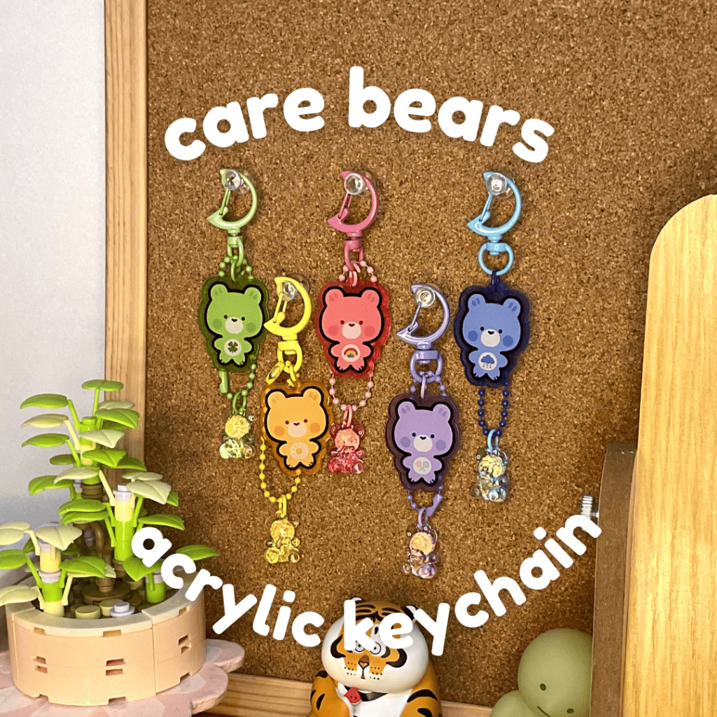 RAPAPAOW | Care Bears -  Translucent Acrylic Keychain