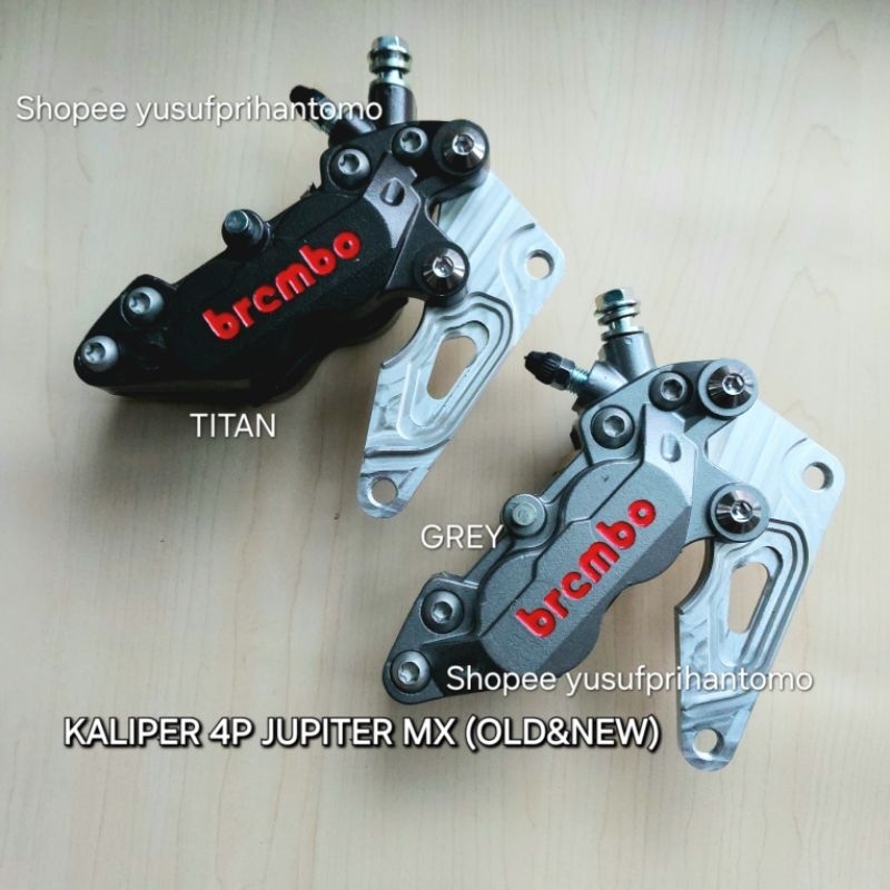 KALIPER 4P piringan 300mm JUPITER MX OLD NEW MX NEW KALIPER 4PISTON MX NEW BREKET KALIPER 300MM 4P M