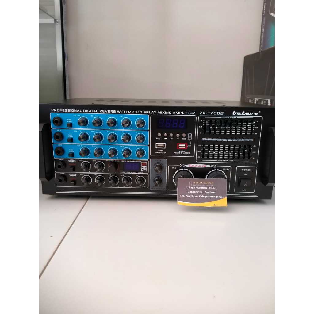 AMPLI MIXER BETAVO ZX 1700B