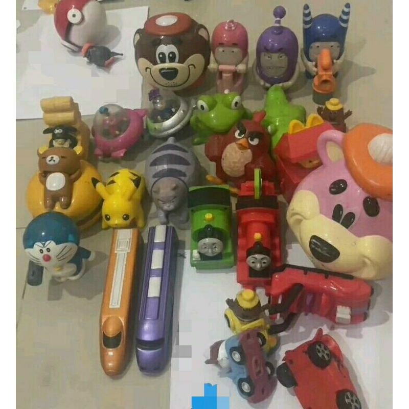 mainan anak secend/bekas kfc, mcd, aw dll