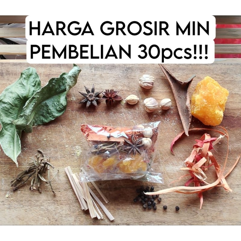 

WEDANG UWUH KOMPLIT + GULA BATU KHAS JAWA SUPER PREMIUM!
