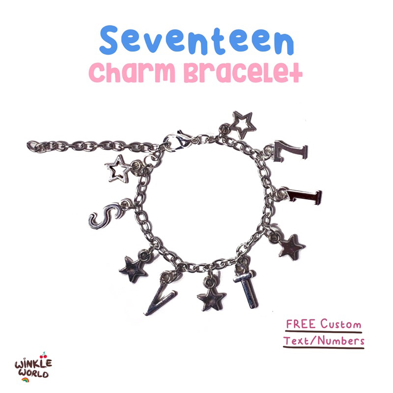 Seventeen Bracelet / Seventeen Gelang Rantai / Gelang Silver Seventeen