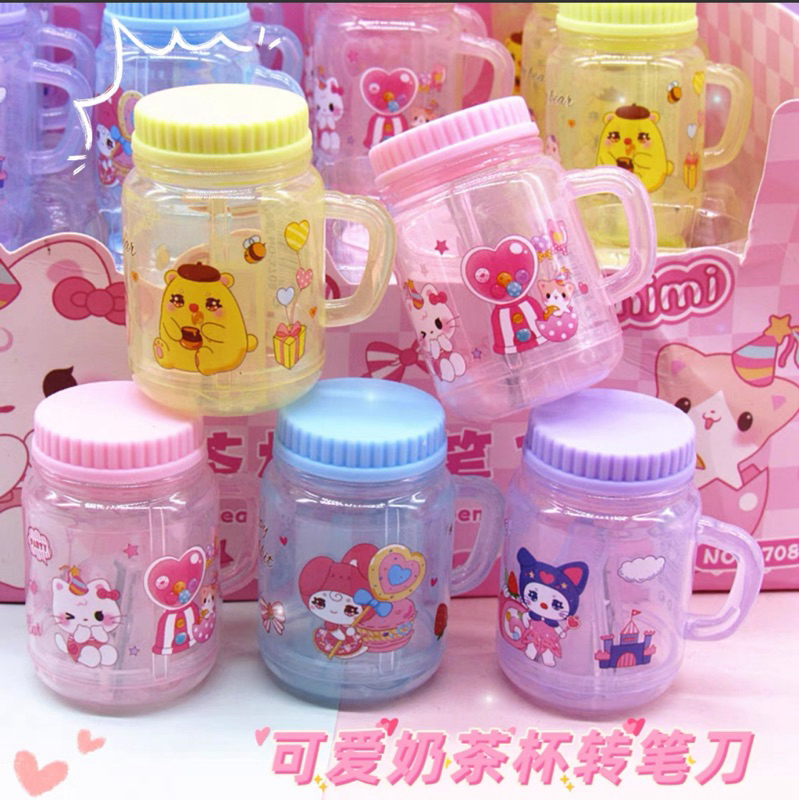 

Rautan Pensil 3D Tea Cup Karakter Lucu / Milk Tea Cup Pencil Sharpener / Peruncing Pensil Bentuk Cangkir Gelas Cup Cute