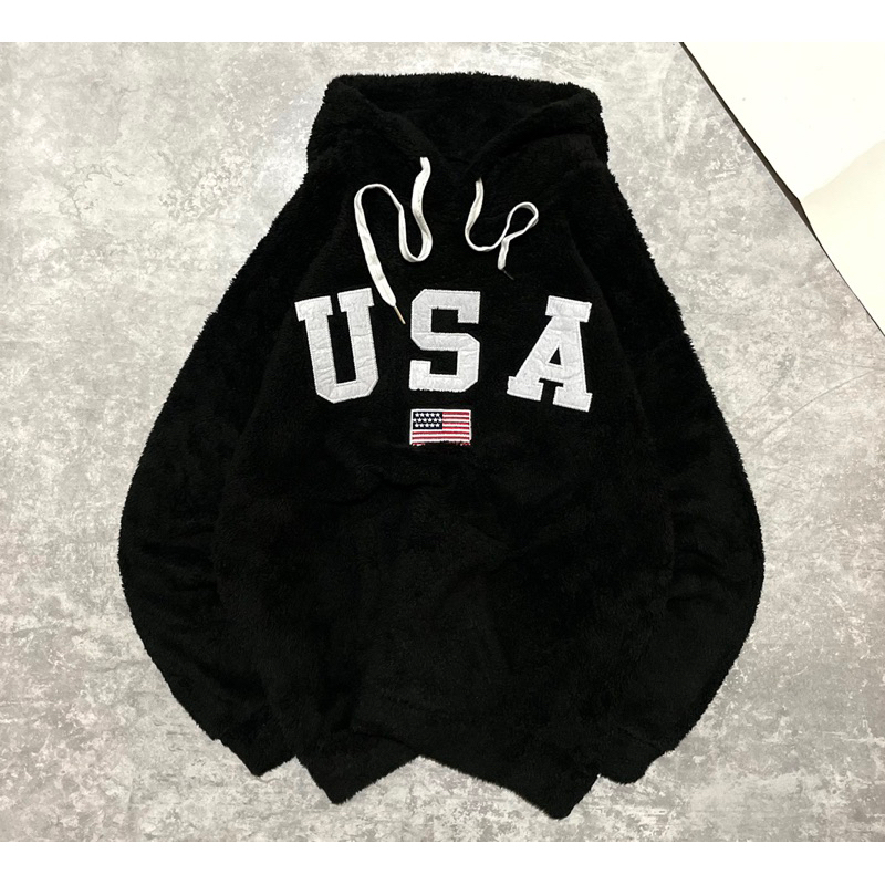 HOODIE USA SHERPA