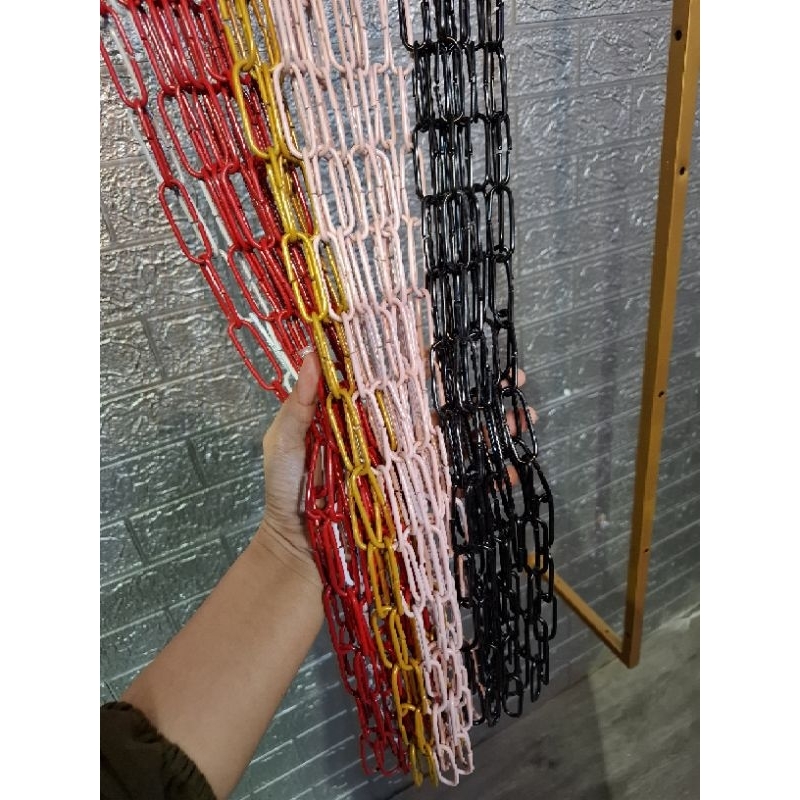 rantai besi / rantai plastik/ gantungan rantai / gantungan besi