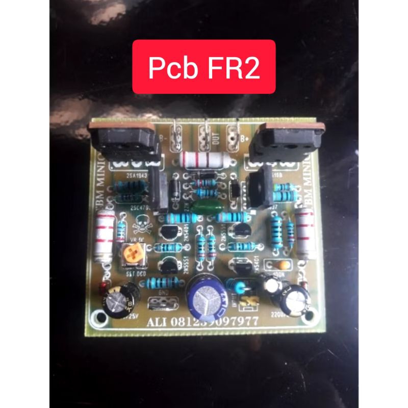 Driver TBM Mini Mid Low Tebal, Pcb Single Layer, Fix 1000%