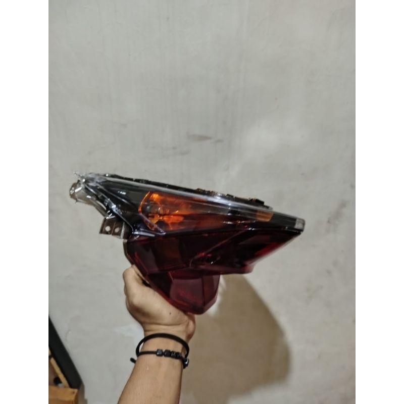 Lampu Stop Lampu Rem Beat Pop Custom Hitam Oranye Fullset