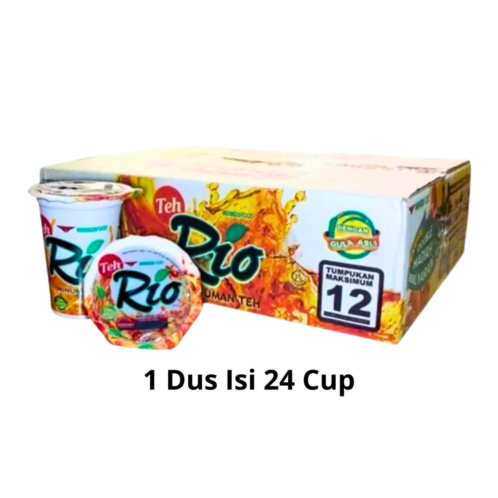 

Teh Rio Gula Batu 1 Karton 24 Cup 180 ML