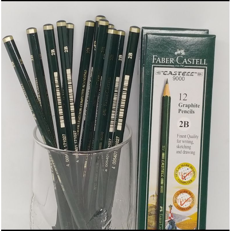 

Pensil Komputer Faber Castell 9000 - Pensil 2B