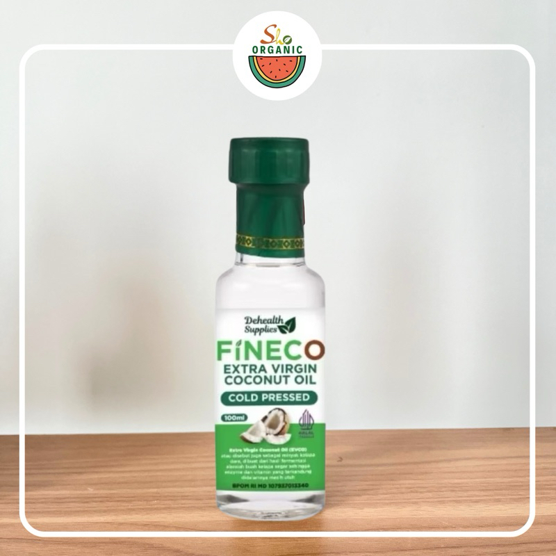 

FINECO EKSTRA VIRGIN COCONUT OIL 100ML (KEMASAN KACA) - DEHEALTH SUPPLIES