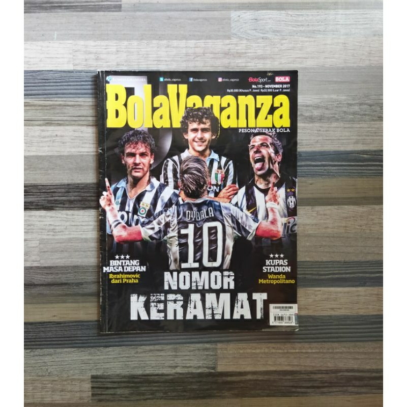 MAJALAH BOLA VAGANZA EDISI NOMOR KERAMAT