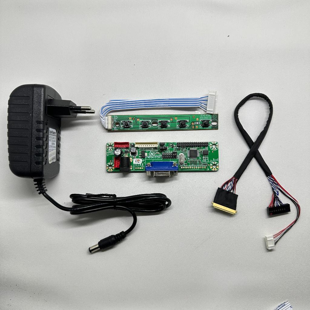Universal Controller Board VGA mainboard LCD LED Monitor Adjust Resolusi HD-FHD