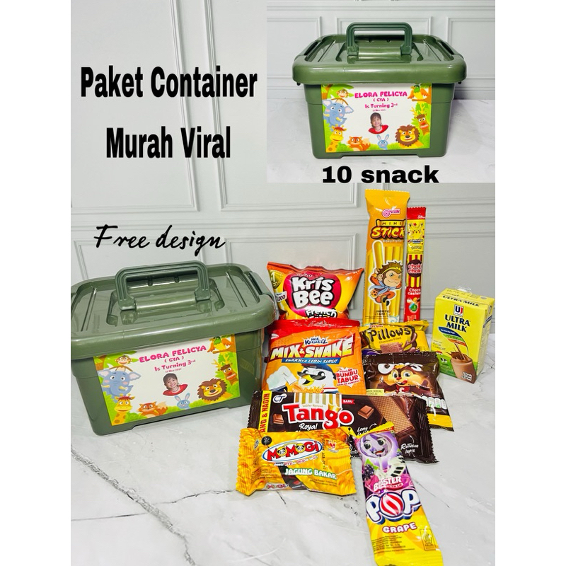 

Paket snack ulang tahun anak / souvenir ulang tahun / goodiebag ulang tahun / hampers birthday / snack viral