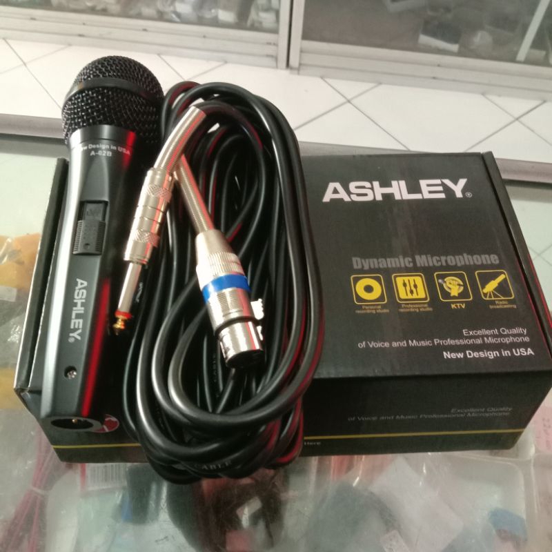 mic / mik / microphone Ashley A02 B / black