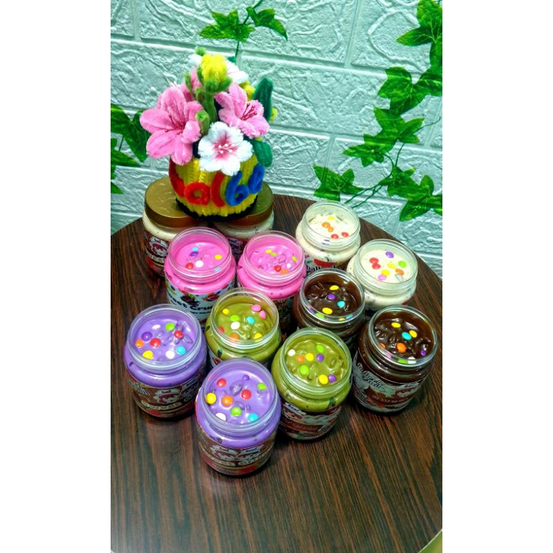 

Dessert jar sweet crunch cemilan kriuk manis murah meriah free sendok + free packing