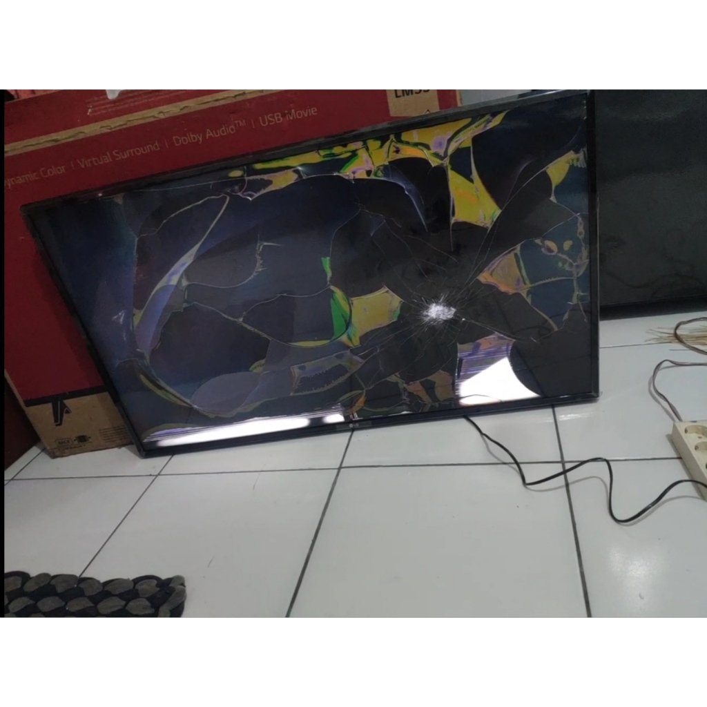 TV LAYAR RUSAK MEREK LG 43 INCH