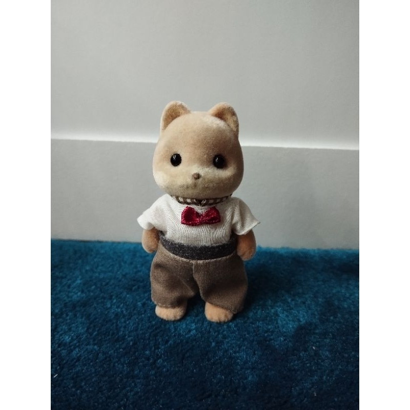 Sylvanian Families Figure Caramel Dog Father Preloved