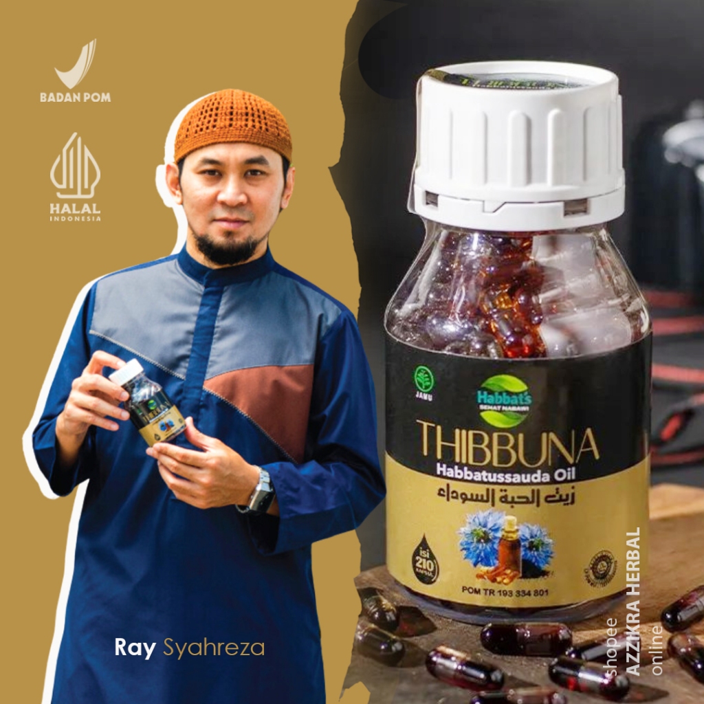 Habbatussauda Thibbuna Oil Original Asli 100 210 Kapsul