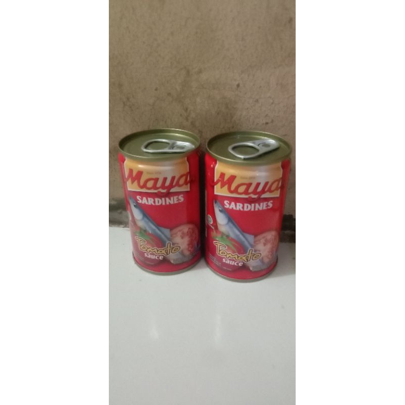 

Sardines Maya Kaleng Tomato sauce -155 Gram/450 Gram