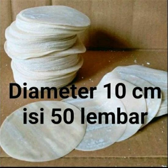 Kulit dimsum, 10 cm isi 50 lembar