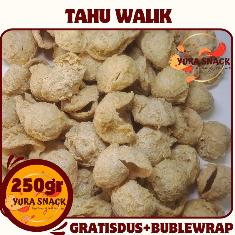 

Keripik Tahu Walik Renyah - Tahu Bulat crispy Gurih Camilan Kiloan Kemasan 250gr,500gr Gratis Dus + Bubblewrap