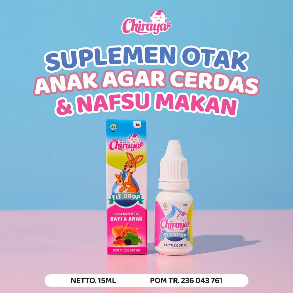 Chiraya Fit Drop Vitamin Madu Penambah Nafsu Makan Bayi Original untuk Usia 6 Bulan 15ml