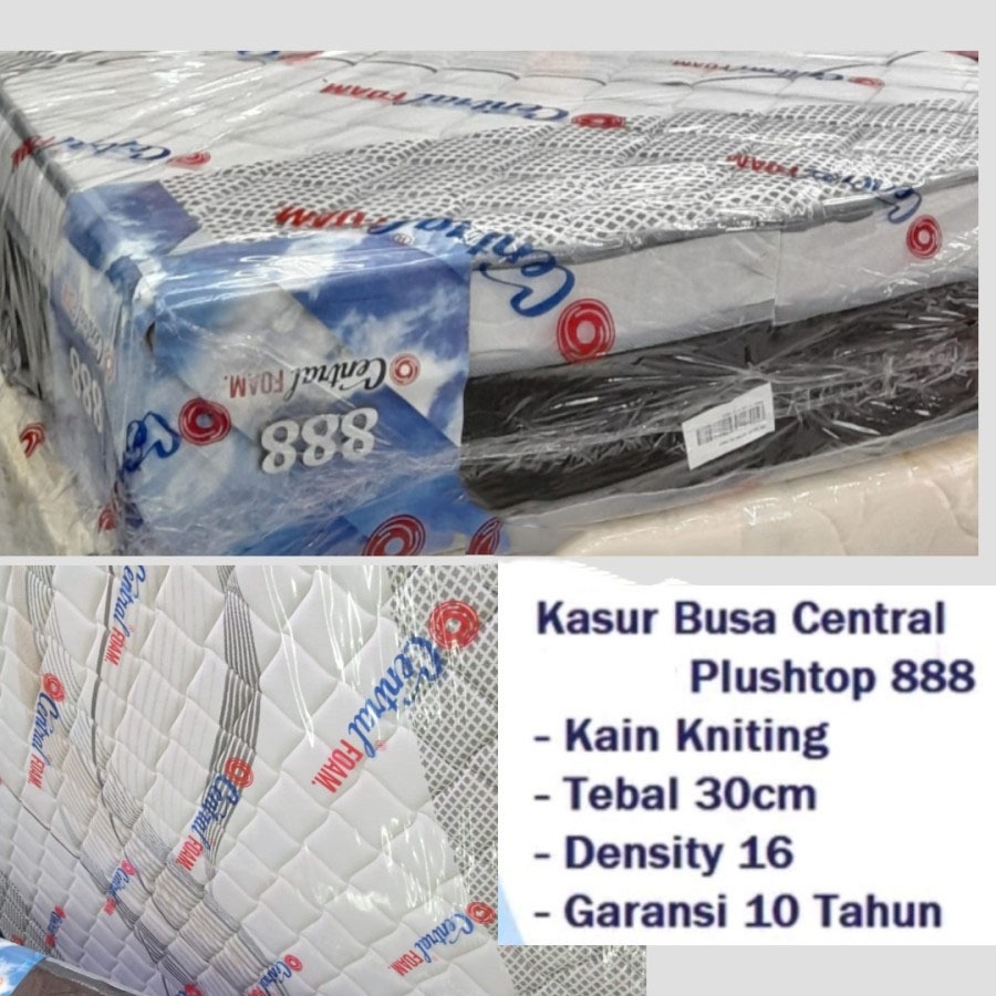 Kasur Busa Central 160x200 Plustop Tebal 30 cm Garansi