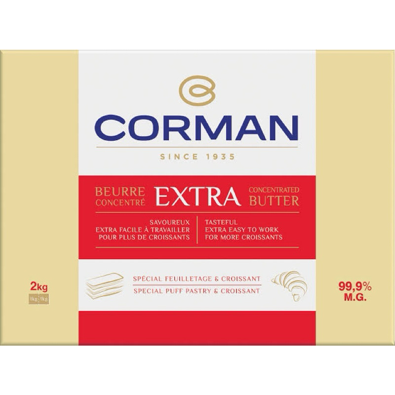 

corman concentrated extra butter sheet 99,9% 2kg