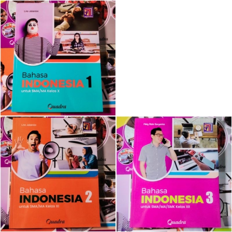 Buku Paket Quadra SMA Bahasa Indonesia Kelas 10-12 Kurikulum Merdeka