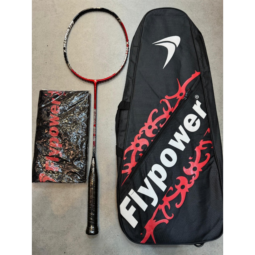 Raket badminton Flypower Enigma 900 V2 Free Kaos&Tas Original