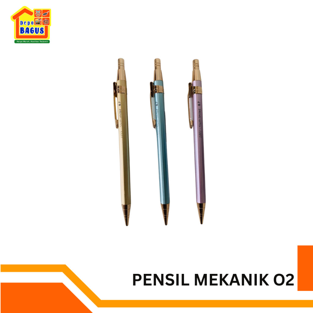 

Pensil Mekanik Pensil Isi 0.7 mm Pensi Isi Ulang Mechanical Pencil