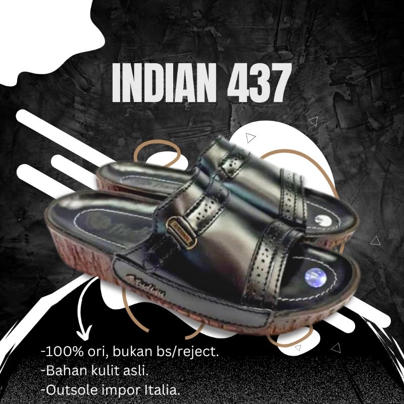 Sandal Kulit Pria Indian 437 Ori