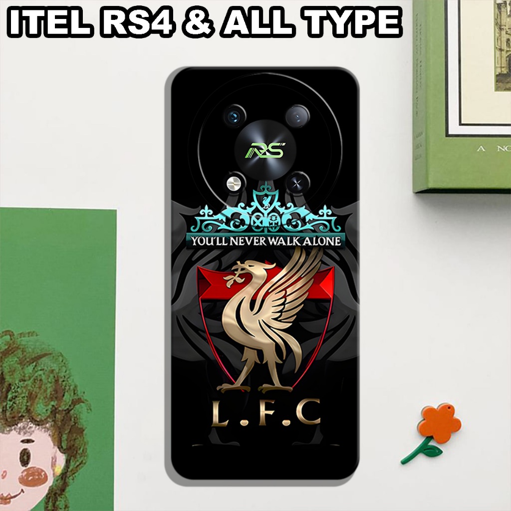 CC28/ Softcase karet lentur untuk ITEL RS4/Motif bola/case ITEL RS4/kesing ITEL RS4/silicon ITEL RS4