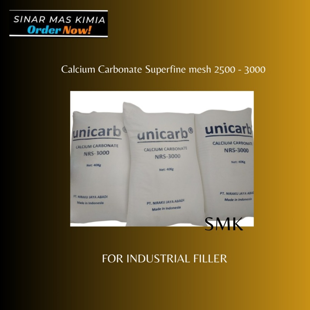 Kalsium Karbonat Calcium Carbonate Superfine mesh 2500 - 3000