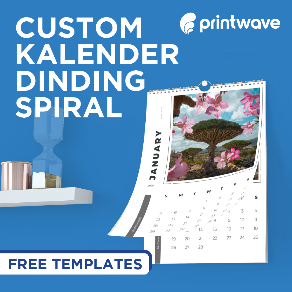 

Kalendar Dinding Spiral 2025 Custom A3+ | Kalendar Gantung Tahunan 2025 | Kalendar 1 Tahun | Kalender Murah | Souvenir