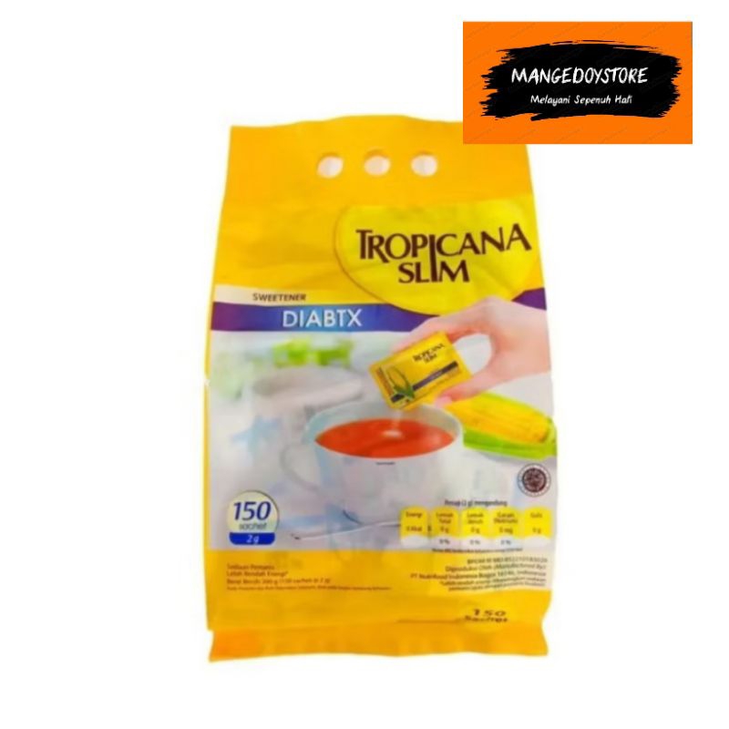 

Tropicana Slim Diabtx 150 Sachet - Gula khusus Diabetes