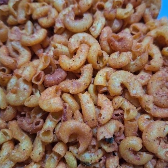 

Makaroni bantet pedas sedang kriuk snack food 250gr-1kg