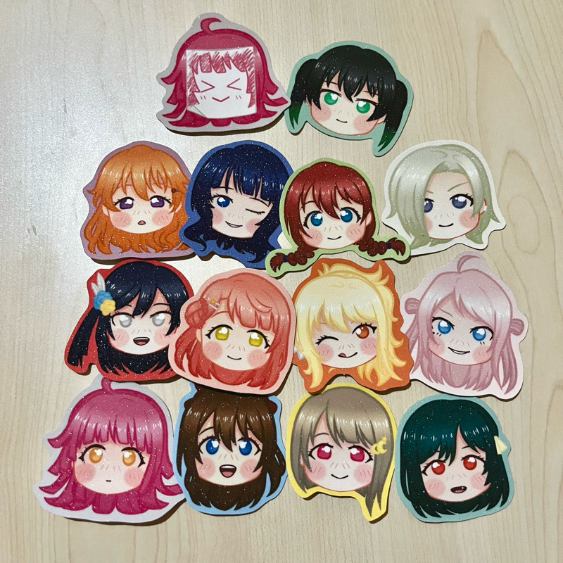 

Love Live! Nijigasaki School Idol Club Glitter Diecut Sticker