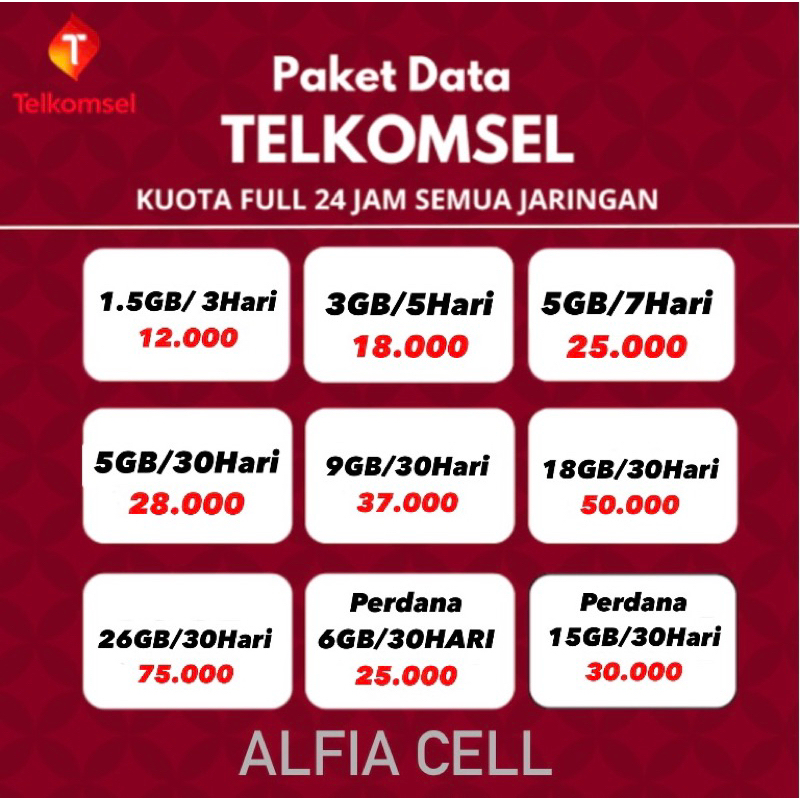 KUOTA VOUCHER TELKOMSEL