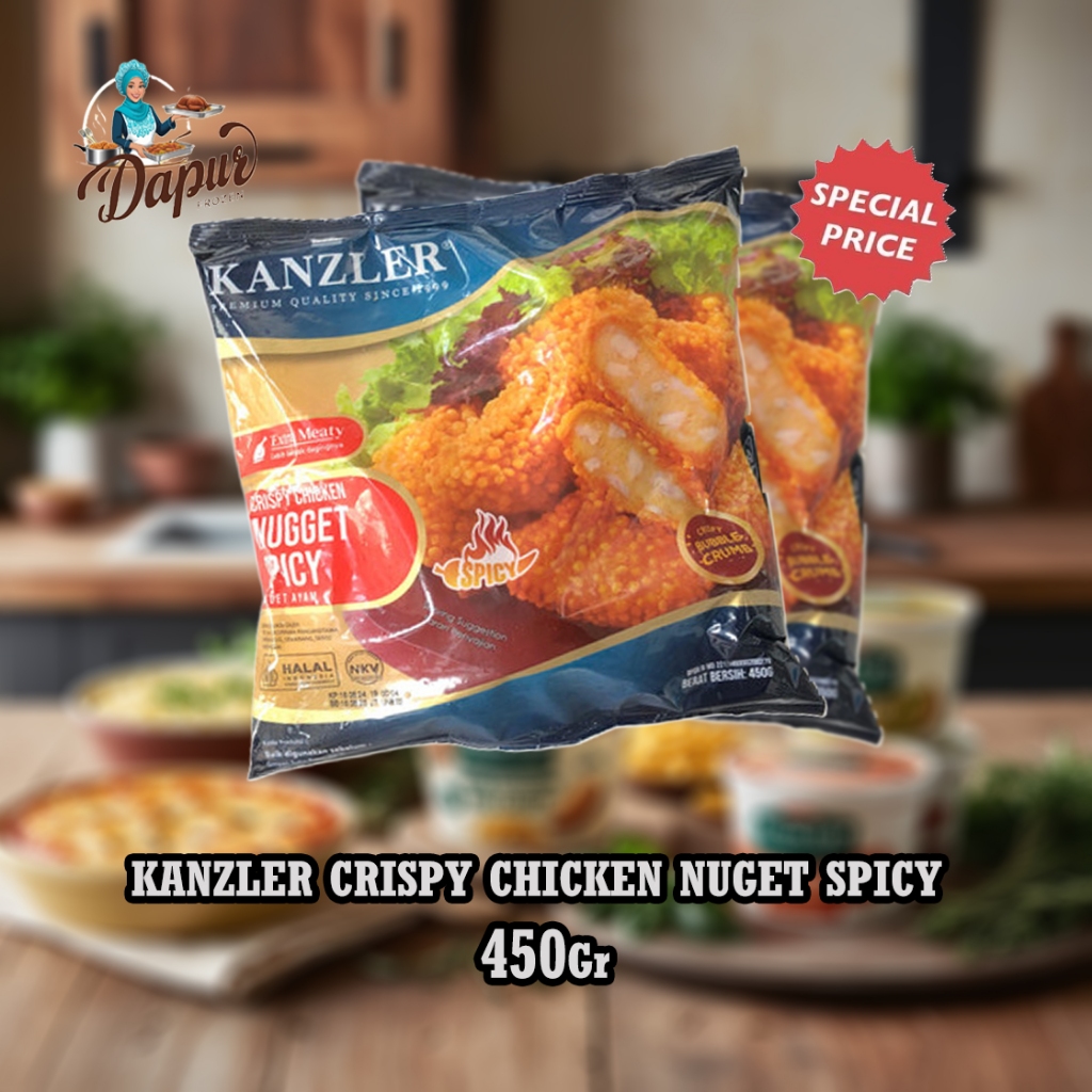 

Kanzler Crispy Chicken Nugget Spicy 450gr