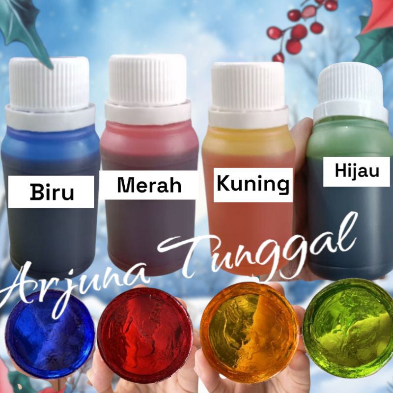 

pigmen 100 Ml lebih Hemat Pewarna resin epoxy Transparan