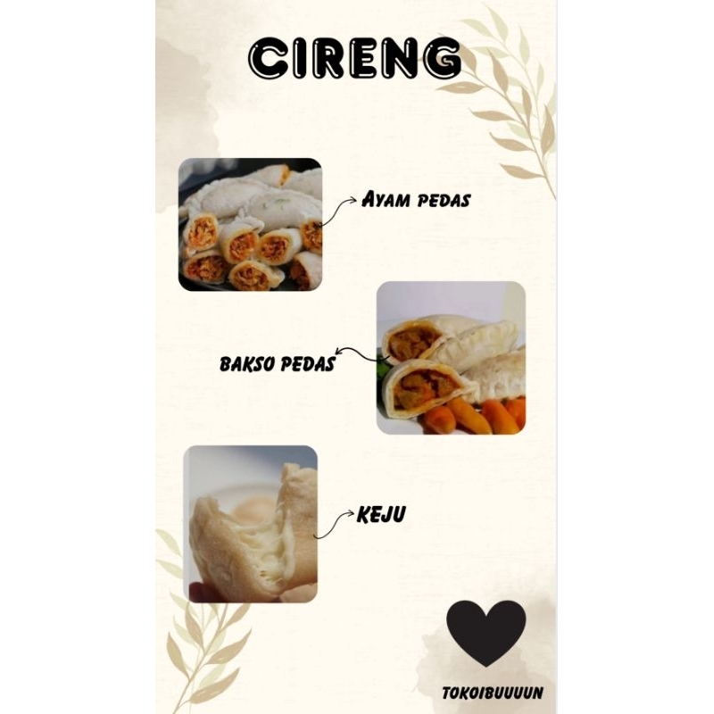 

Cireng isi/cireng pedas