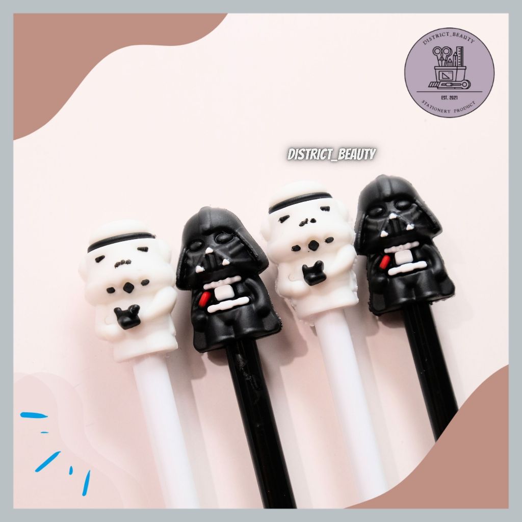 

PULPEN GEL STAR WARS PENA GEL DARTH VADER PEN GEL BLACK AND WHITE ALAT TULIS SEKOLAH PEN GEL KARAKTER BONEKA LUCU TERMURAH