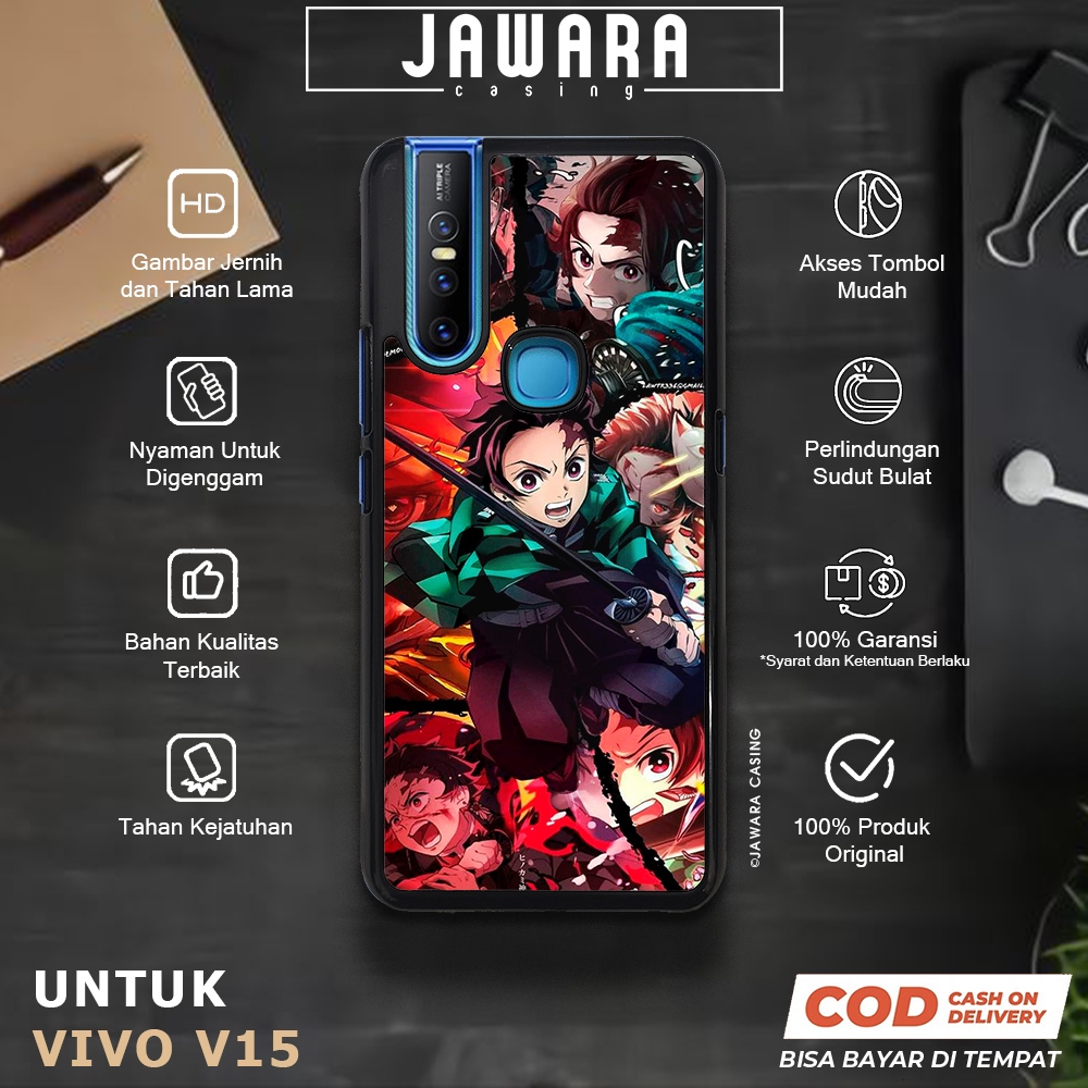 Case Vivo V15 Casing Vivo V15 [DMSL] Premium Case Glossy Case Hp Vivo Jawara Casing Hp Vivo V15 Cust