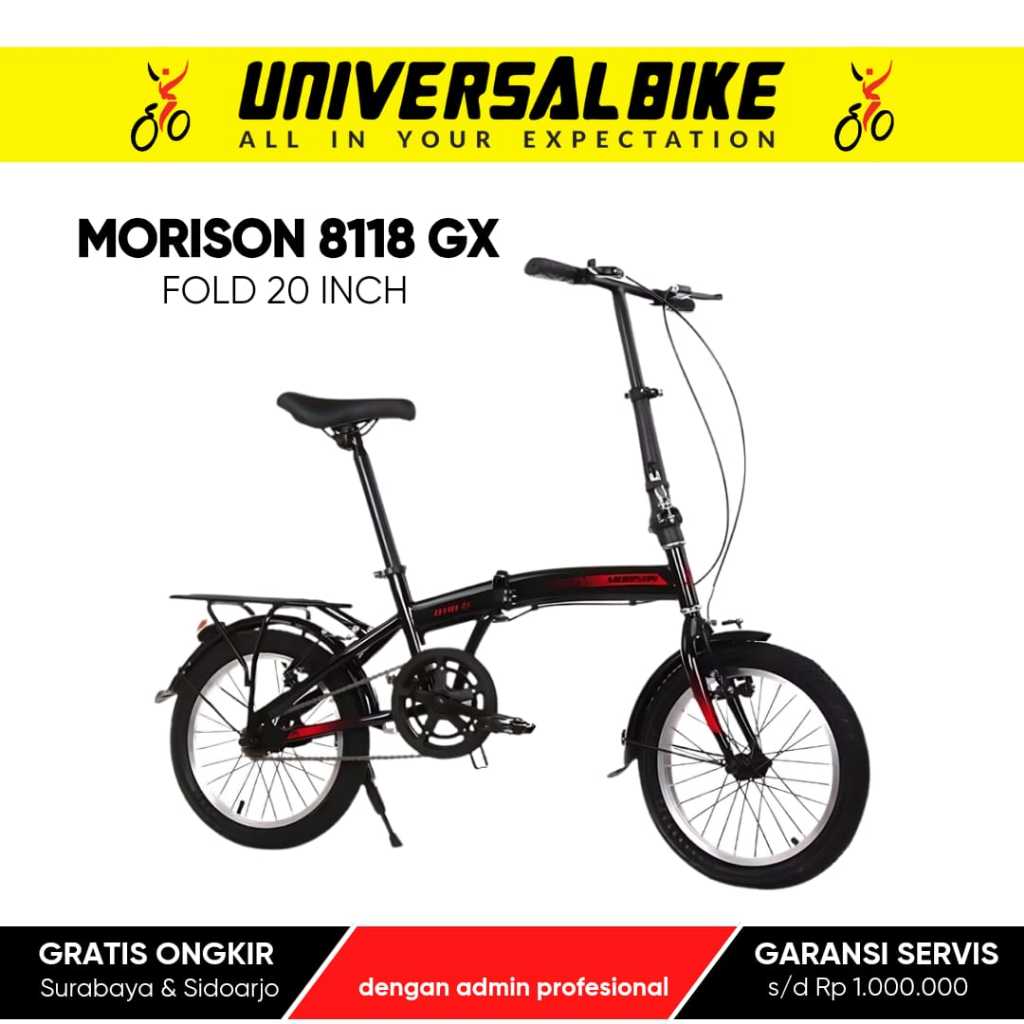 SEPEDA LIPAT ANAK DAN DEWASA MORISON LIPAT 20 8118 GX