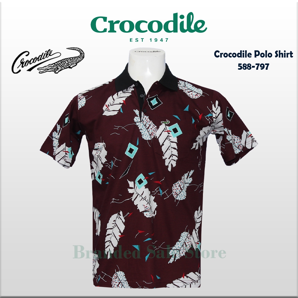 Baju Kaos Kerah Pria - Men Polo Shirt Original CROCODILE  588-797