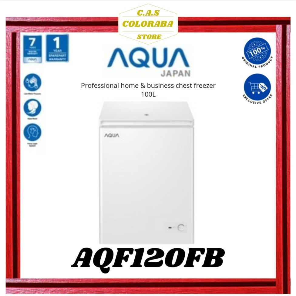 CHEST FREEZER AQUA AQF120FB FREZEER BOX 100L AQF-120FB AQF120 AQF-120